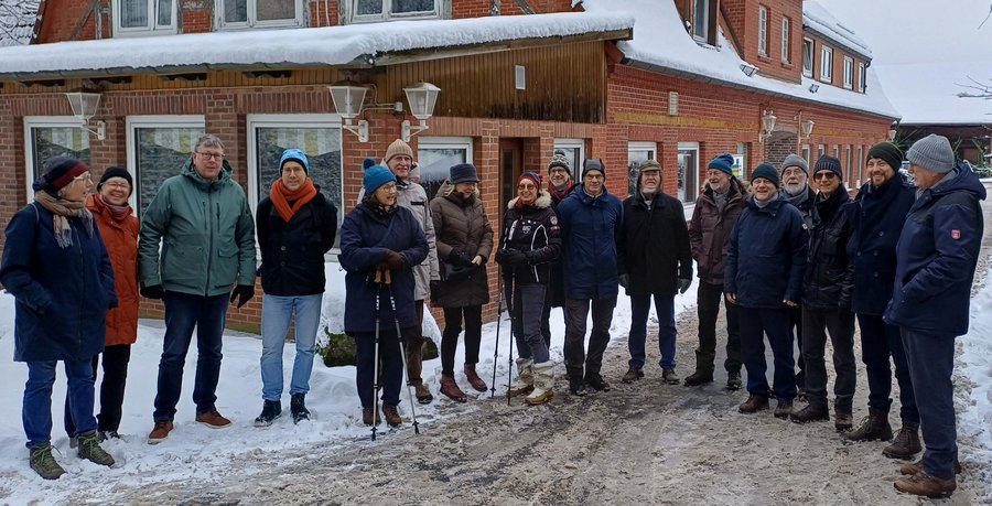 Gruppenfoto der Wandergruppe